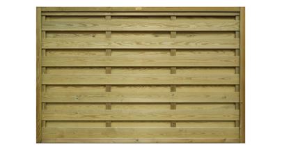 Hit and Miss Horizonal Timber Fence Panel 1220mm