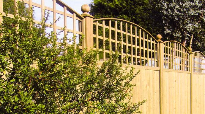 Convex Trellis Topper Panels