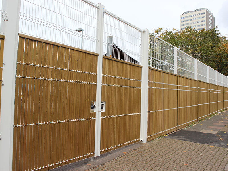 Double leaf security gates
