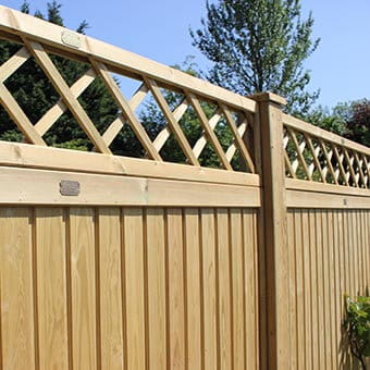 Fence panel topper