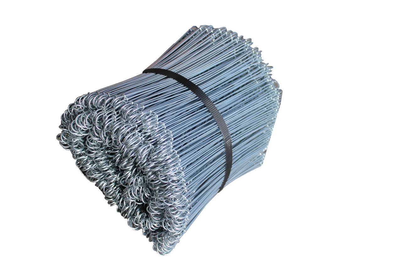 200mm galvanised wire ties