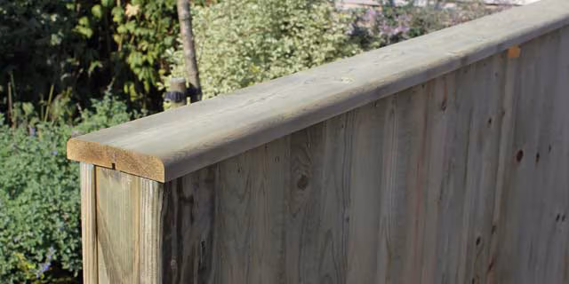 fence capping rail