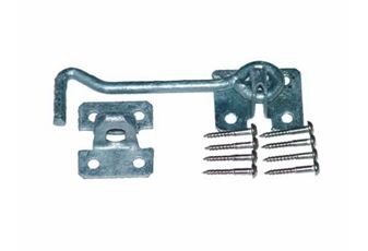 100mm Cabin Hook Galvanized c/w Bolts & Screws