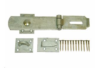 300mm Steel Locking Bar Galvanised Finish Inc Bolts & Screws