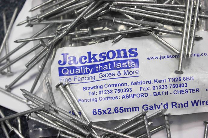 Galvanised 65mm nails