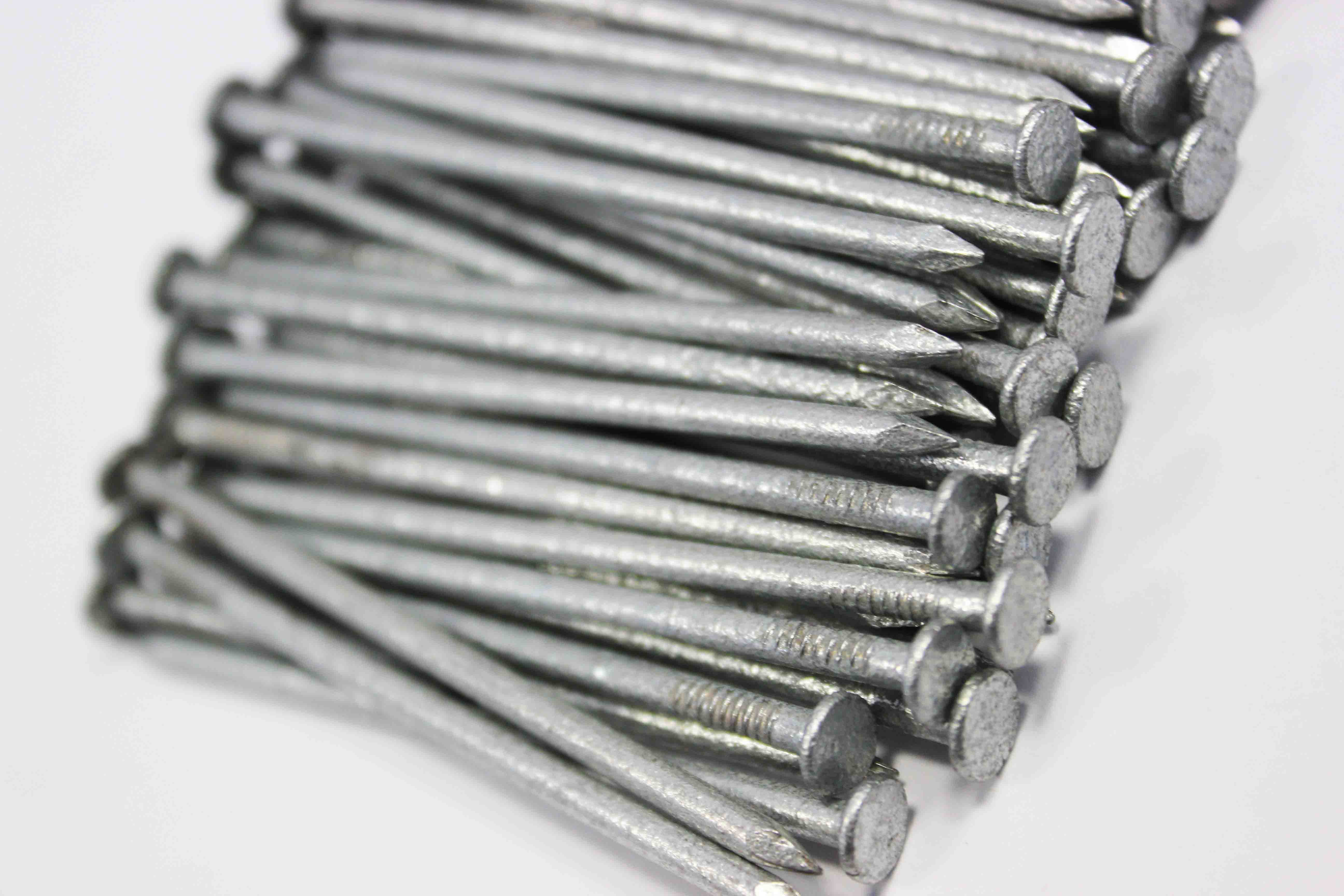1kg Pack 65mm Nails galvanised Round Wire 2.65mm Gauge Jacksons Fencing