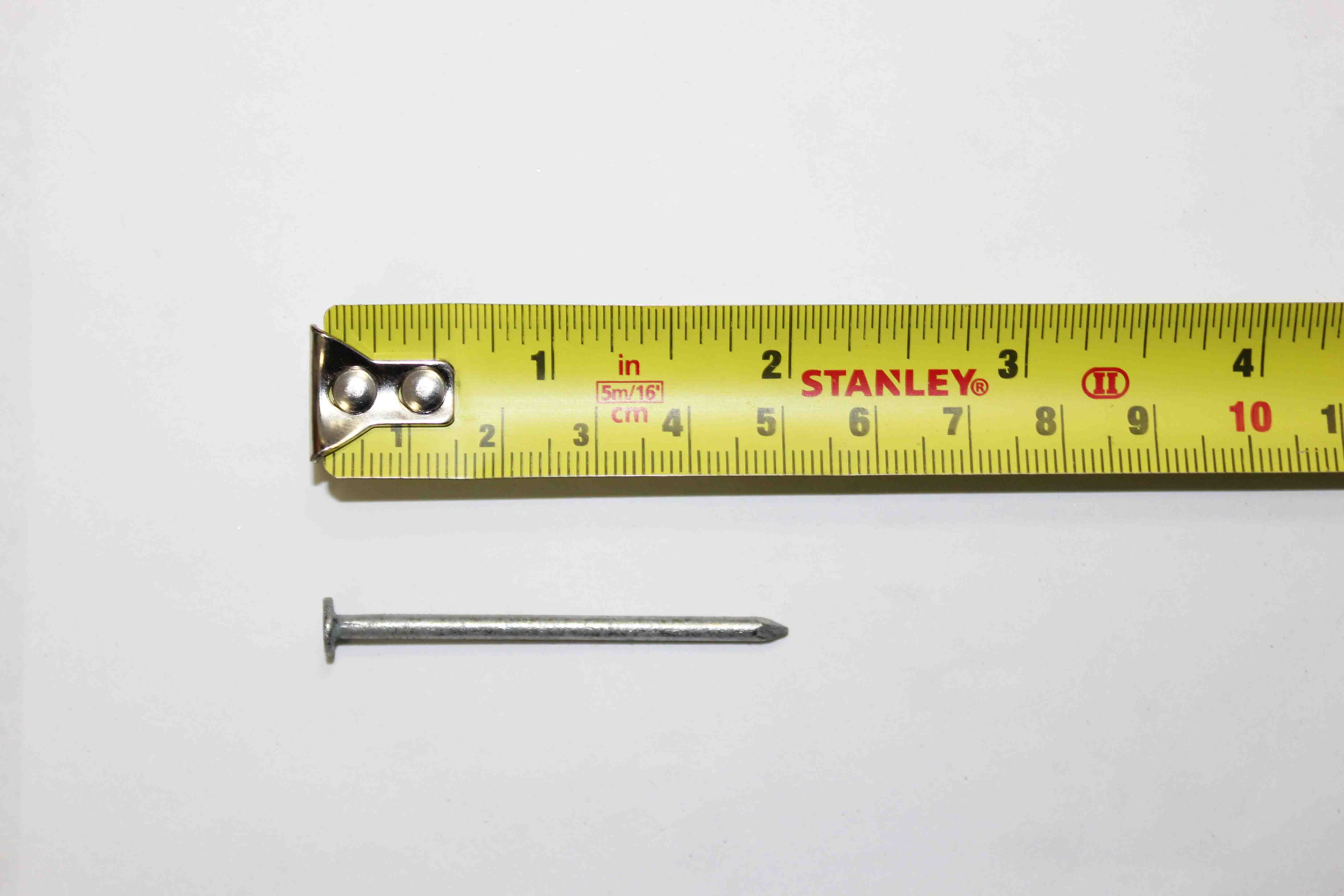 1kg Pack 50mm(2") Nails galvanised Round Wire 2.65mm Gauge Jacksons