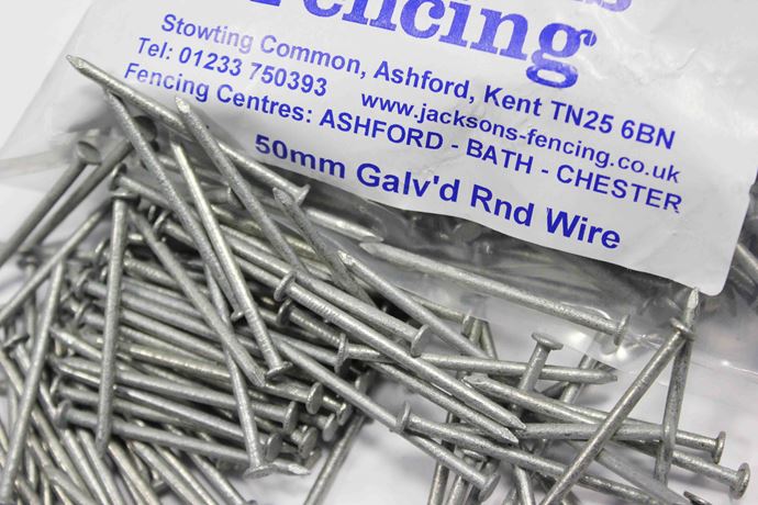 Galvanised round wire nails