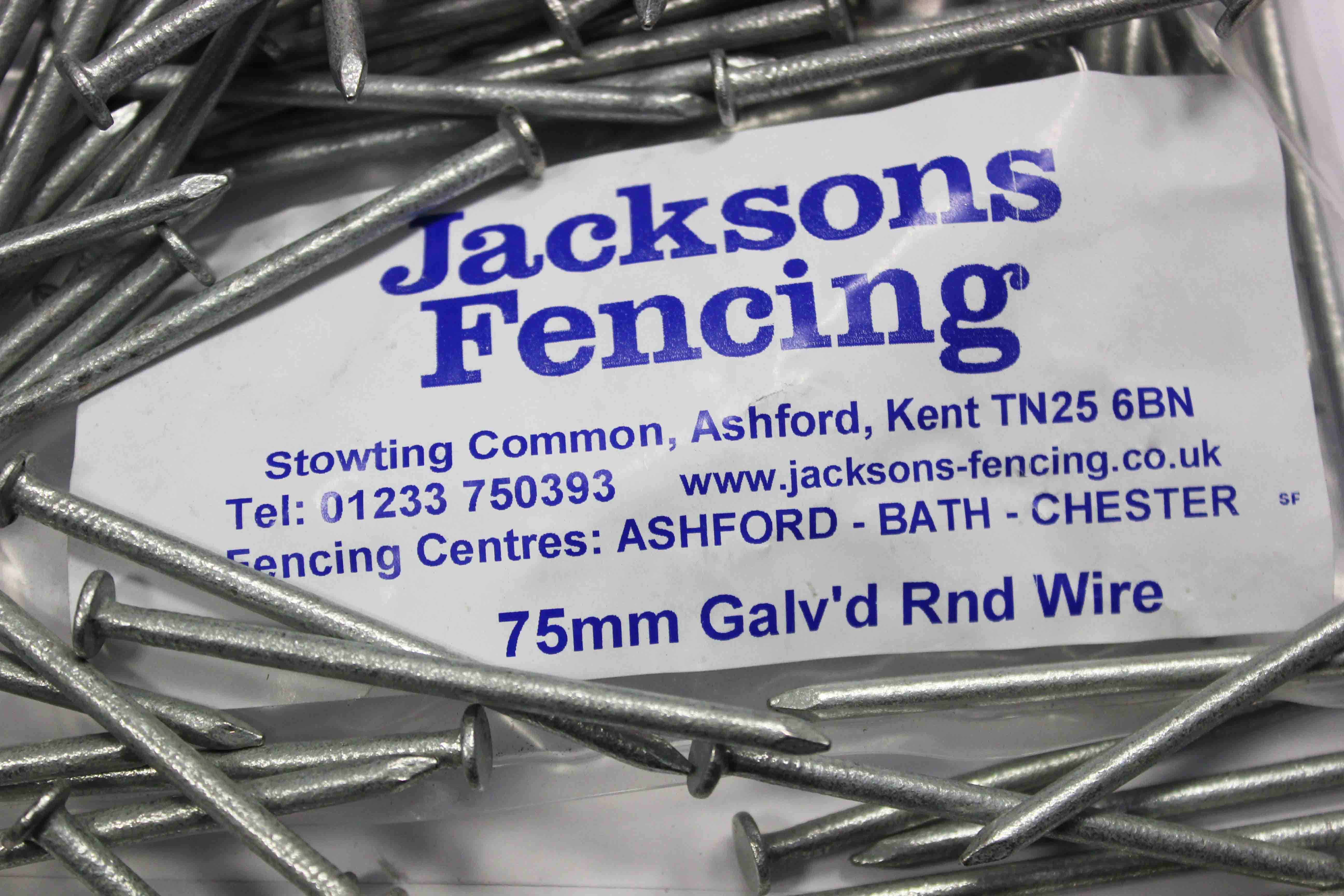 1kg Pack 75mm(3") Nails Jacksons Fencing