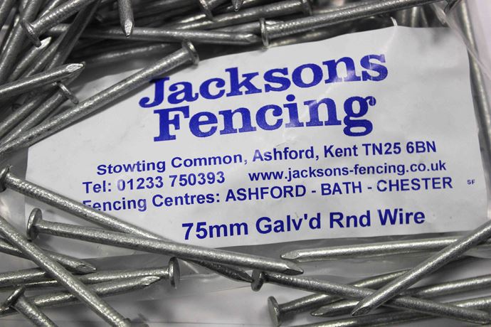 Galvanised 75mm nails
