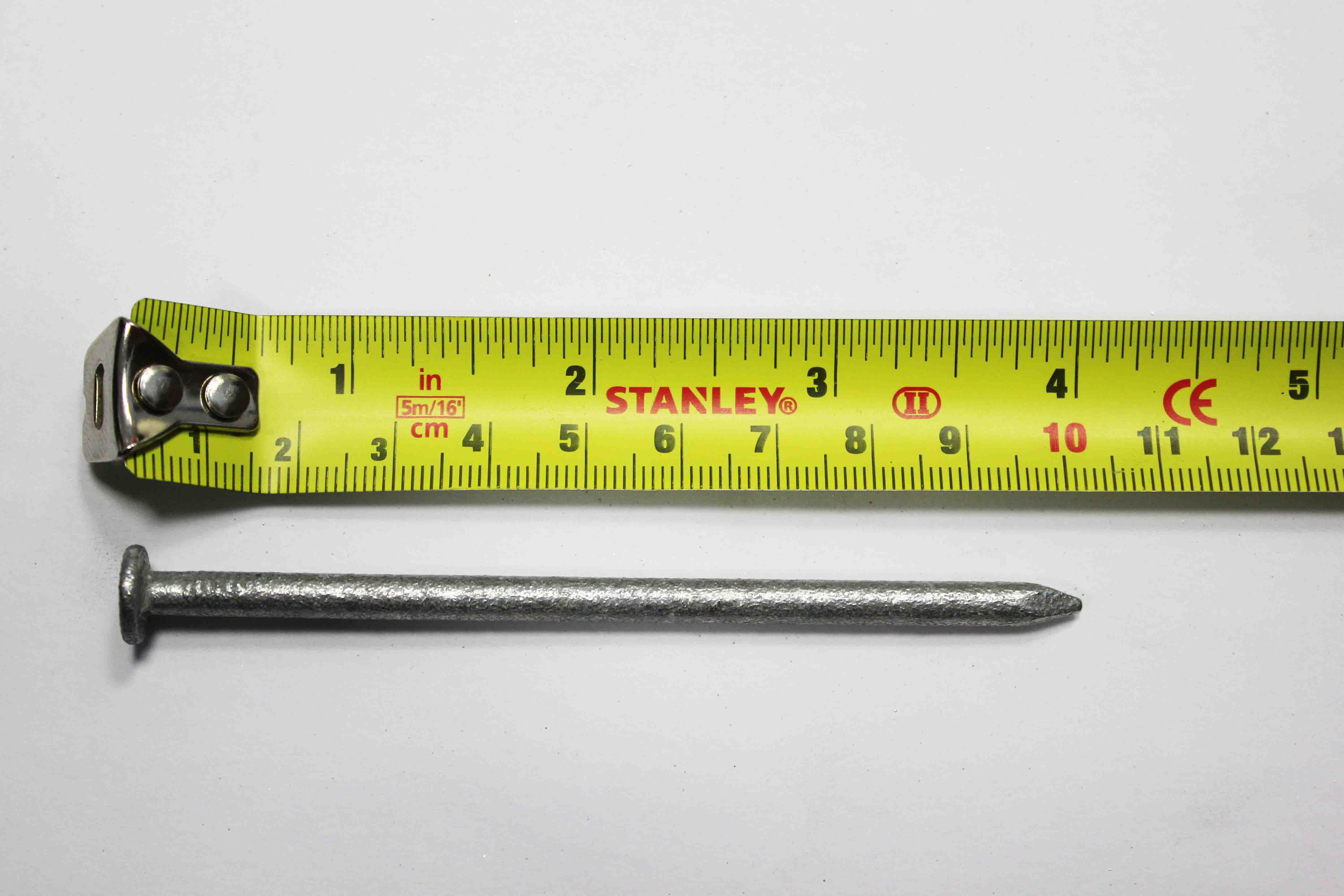 1kg Pack 100mm Nails galvanised Round Wire 4.50mm Gauge Jacksons Fencing