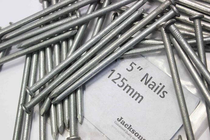 125mm galvanised 5 inch nails