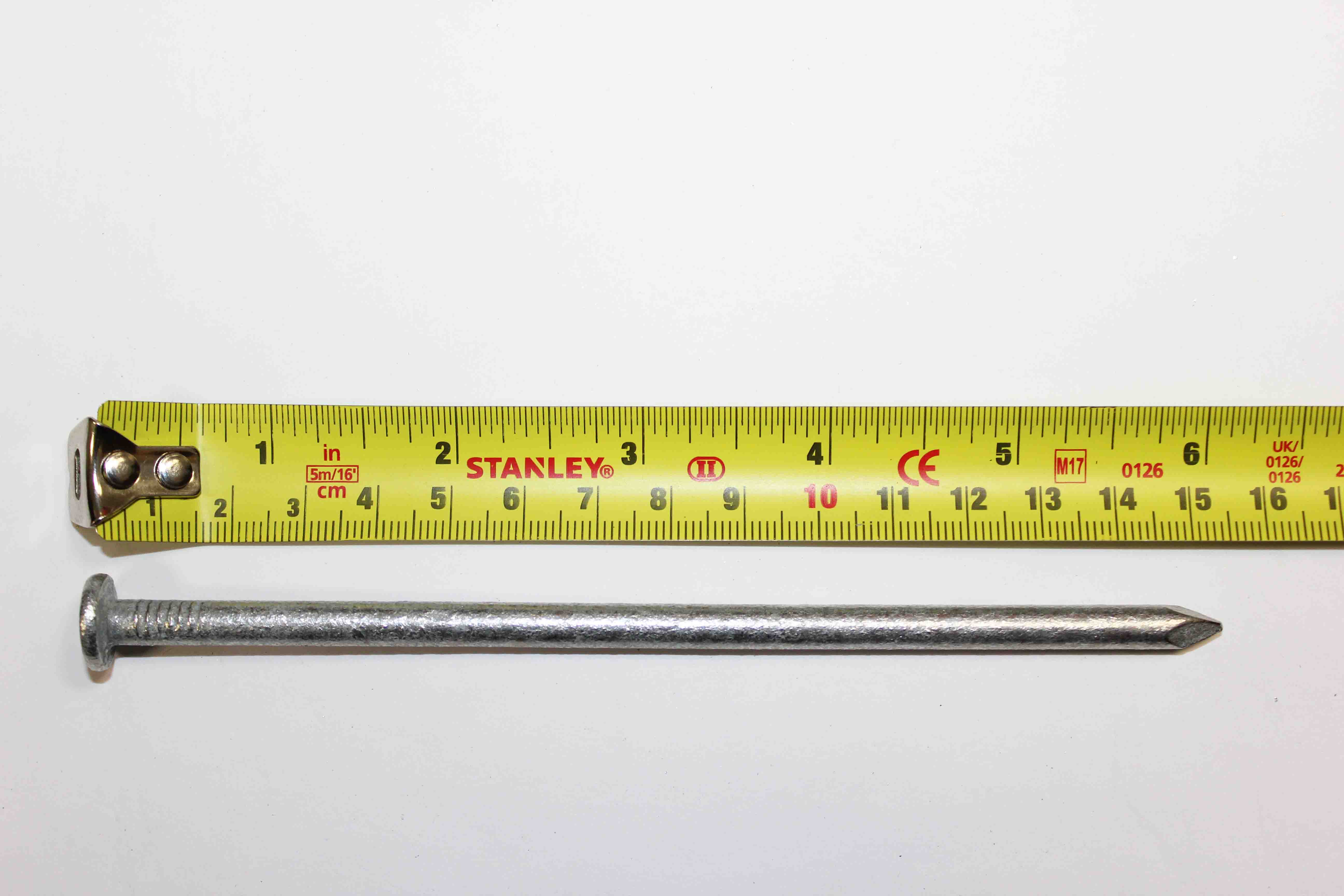 5kg Pack 150mm (6") galvanised Nails Jacksons Fencing