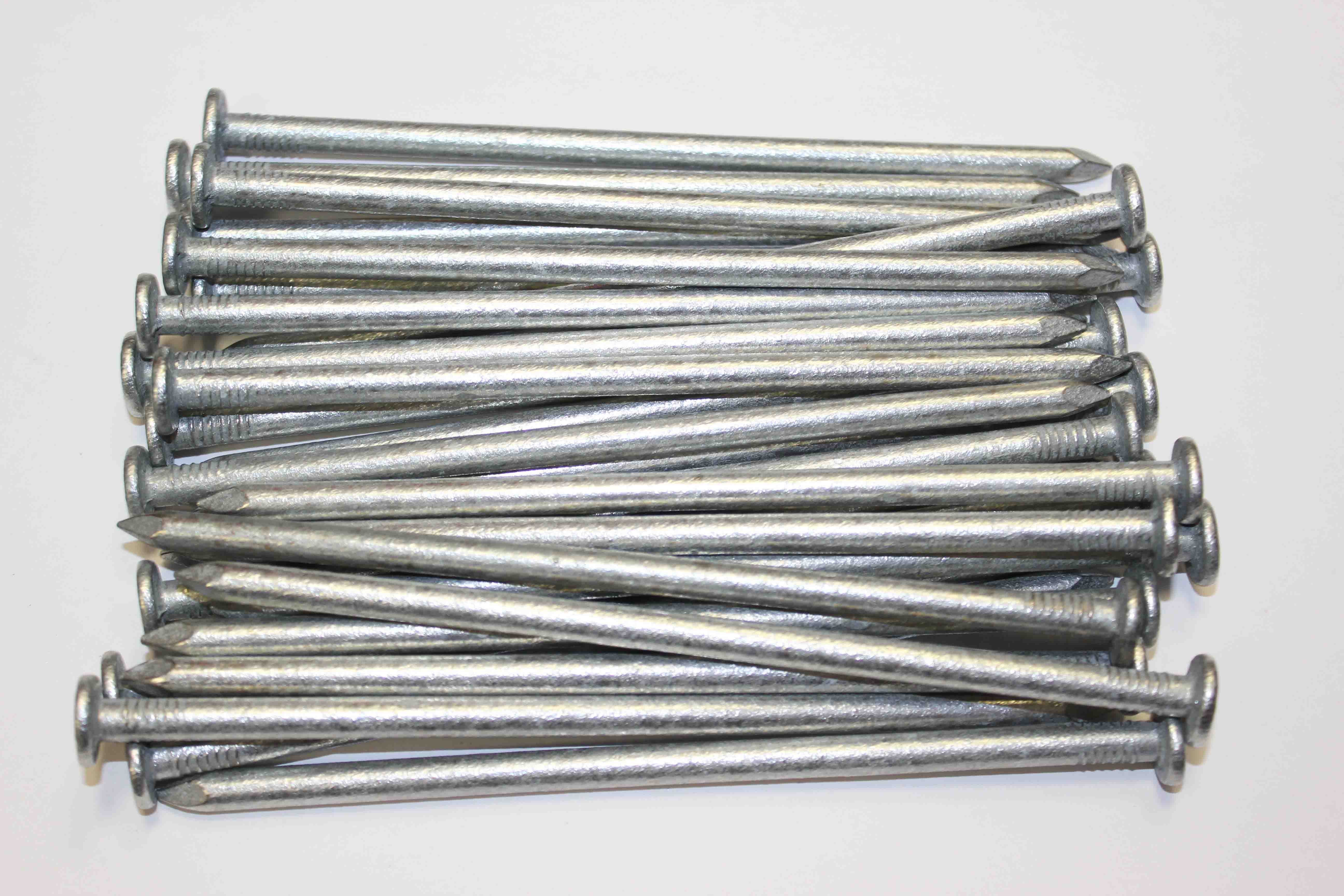 500 gmsx 100 mm x 4 mm galvanised round wire head nails 