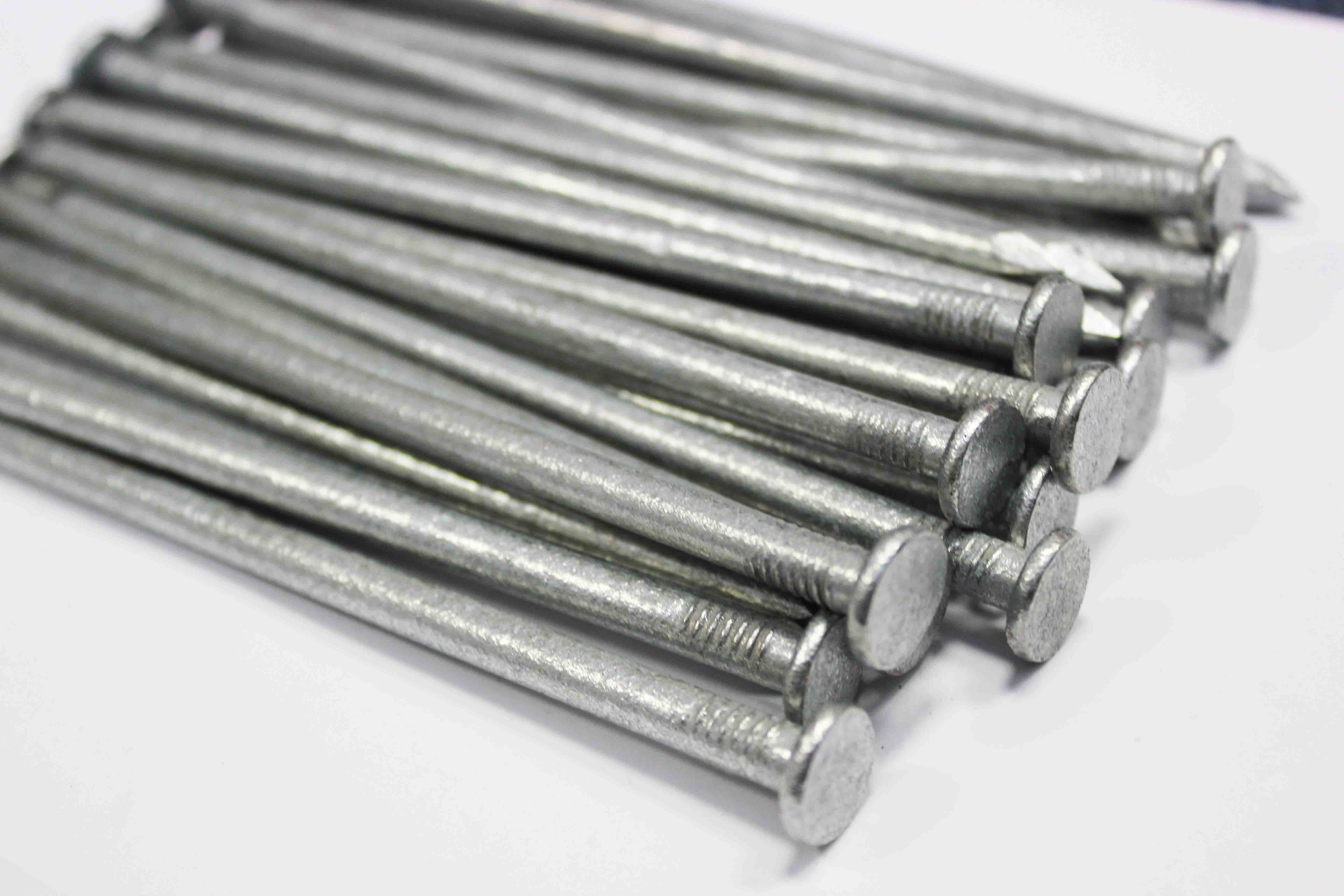 1kg Pack 150mm Nails galvanised Round Wire 6.00mm Gauge Jacksons Fencing