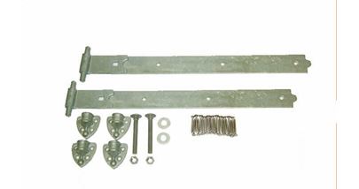 Reversible Hook and Band Gate Hinge Set
