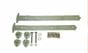 Reversible Hook and Band Gate Hinge Set