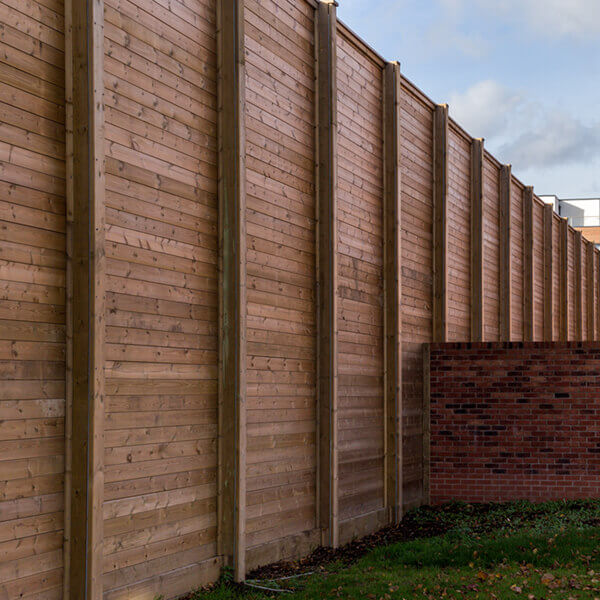 Acoustic barrier for housing estate email