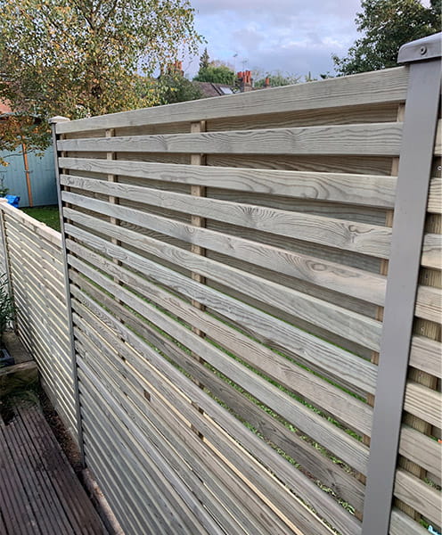 fence panels with duraposts