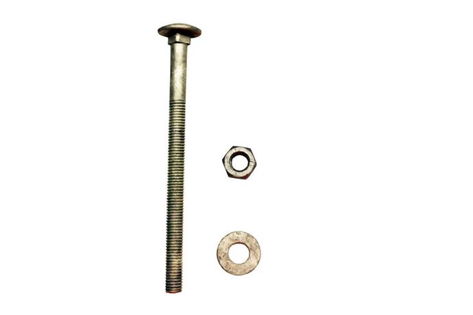 M10 x 140mm screw, washer and bolt fixings