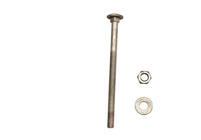 M10 x 150mm screw, washer and bolt fixings