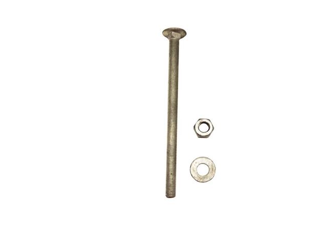 M10 x 160mm screw, washer and bolt fixings