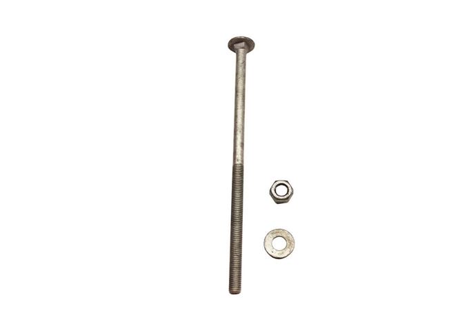 M10 x 220mm screw, washer and bolt fixings