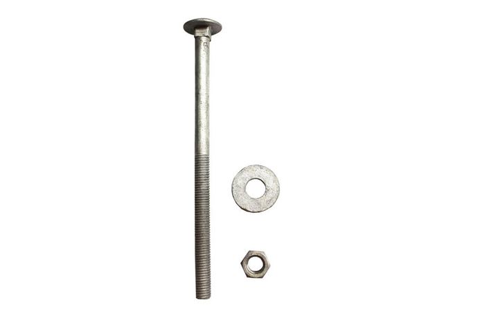 M12X220mm screw, washer and bolt fixings