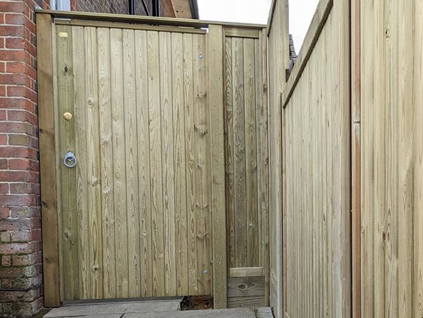 secure-wooden-garden-gate