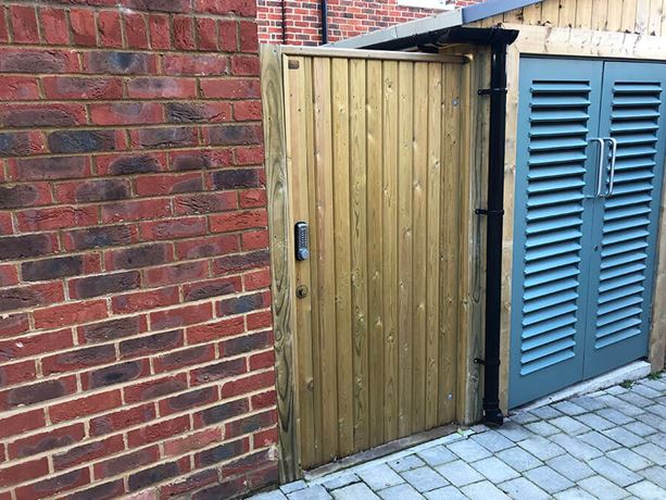 wooden gate