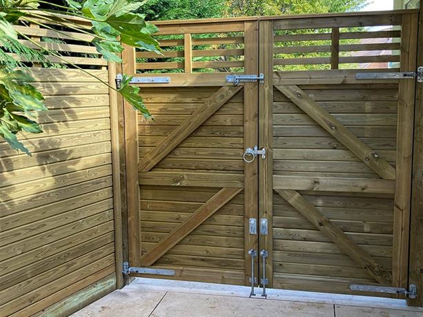 garden gate privacy canterbury combi