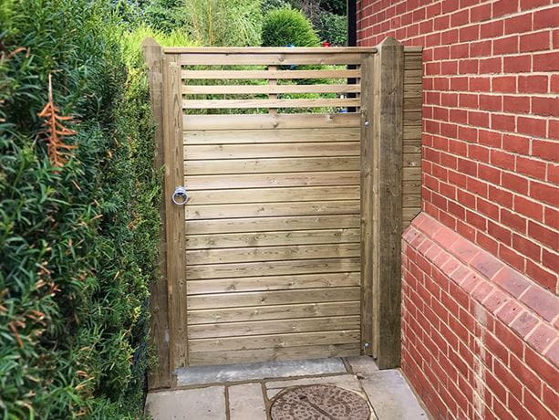 privacy garden gate