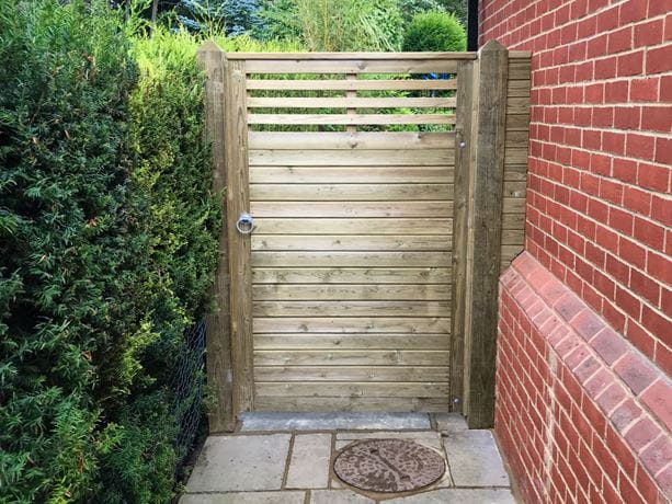 privacy garden gate canterbury combi