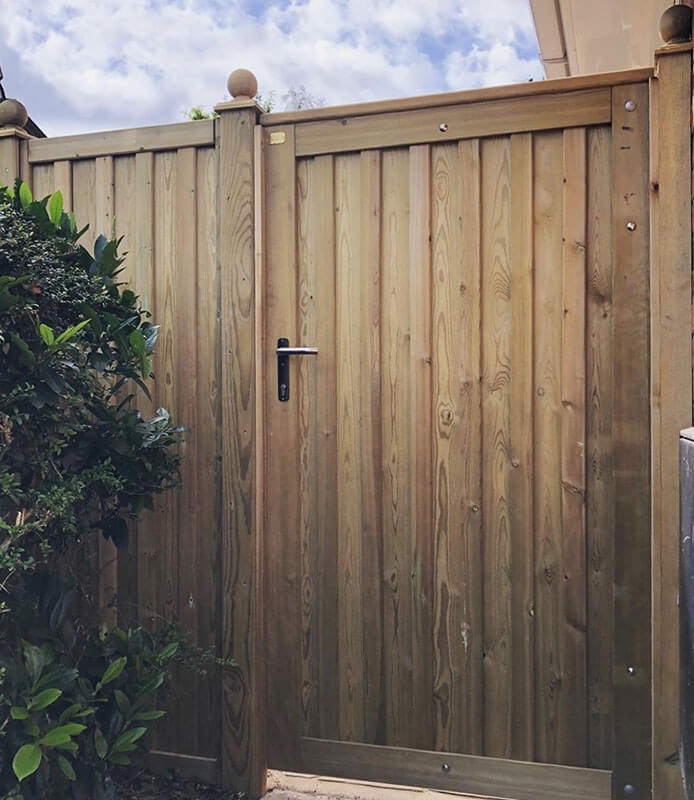 Solid Wooden Garden Gate