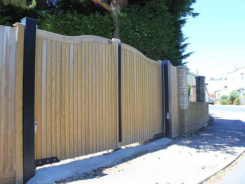 Courtyard Gate Posts