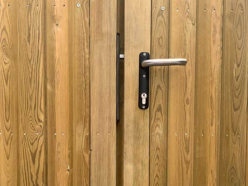 Garden Gate Lock Fitted Jacksons Fencing