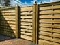 horizontal hit and miss garden gate
