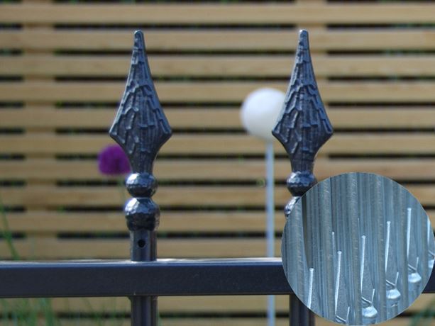 barbican imperial residential railing finials 4 galvanised