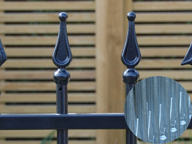 barbican imperial residential railing finials 5 galvanised