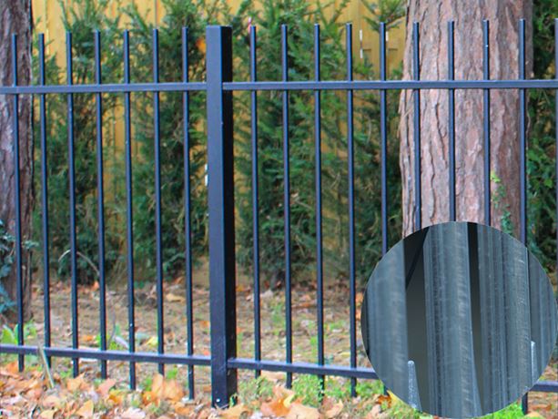 barbican imperial residential railing inter post galvanised