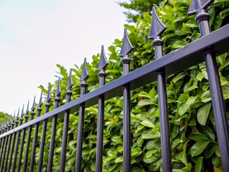 secure garden fencing