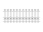 1800mm high metal railings