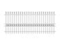 2000mm high ornamental railings