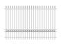 3m high wrought iron style metal railings