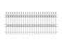 2000mm high style B ornamental railings