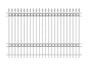 3000mm high style B ornamental railings