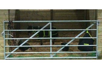 2.4m 6 Bar Metal Field Gate Galvanised