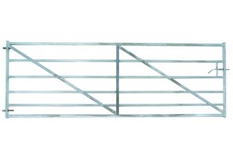 3.6m 6 Bar Metal Field Gate Galvanised