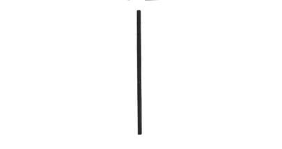 Black Estate Panel End Post