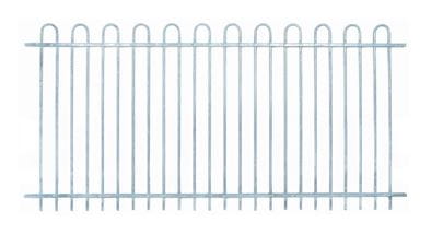 Bow top fencing 1.8m high